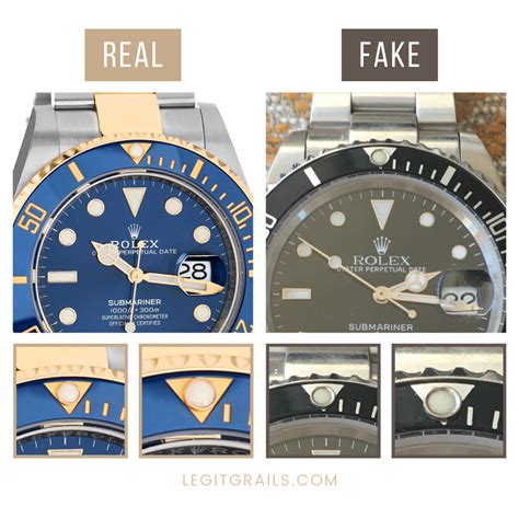 fake and real rolex submariner|rolex submariner authentication.